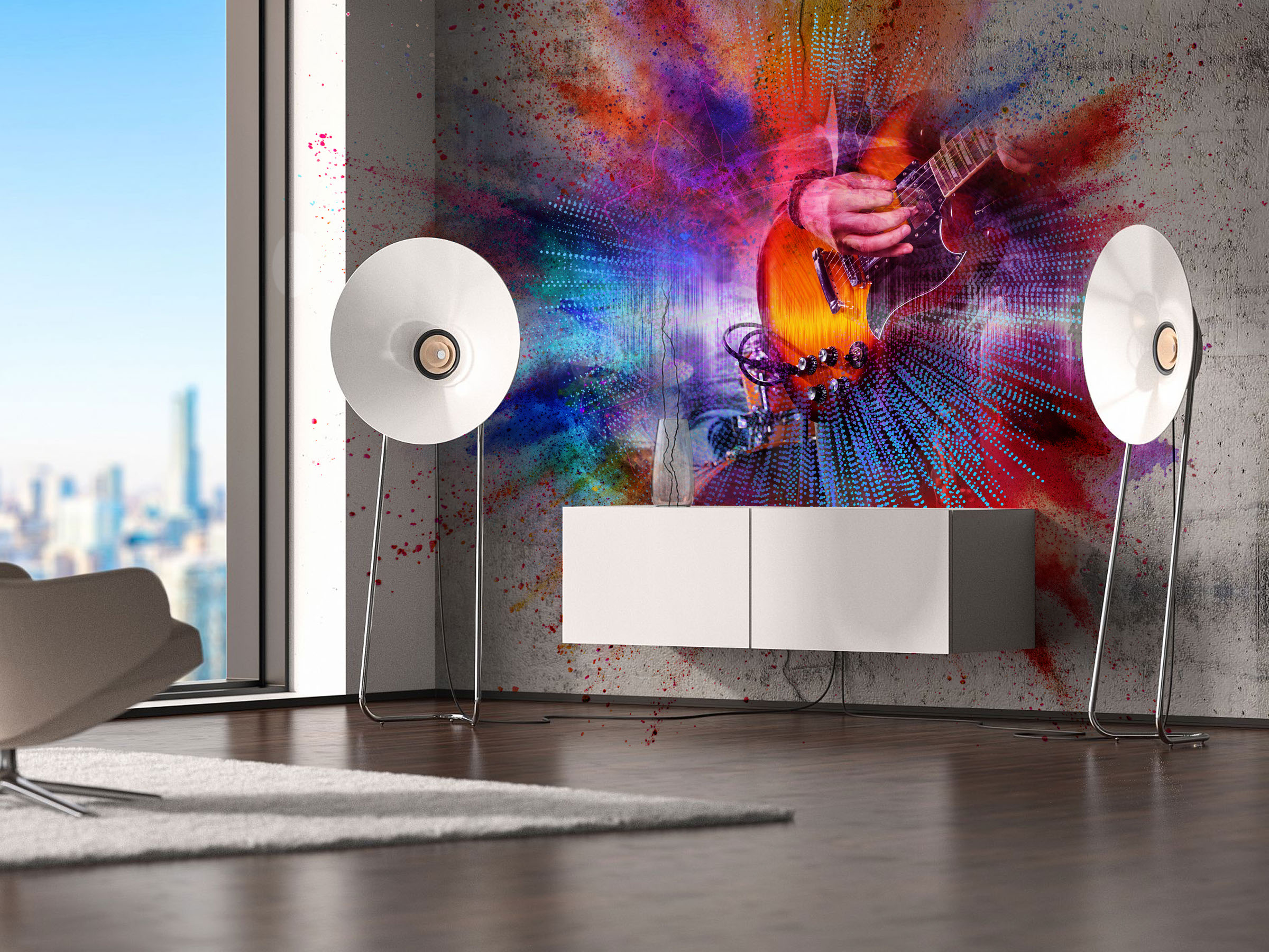 orderansicht der The-Final Hörner im Raum